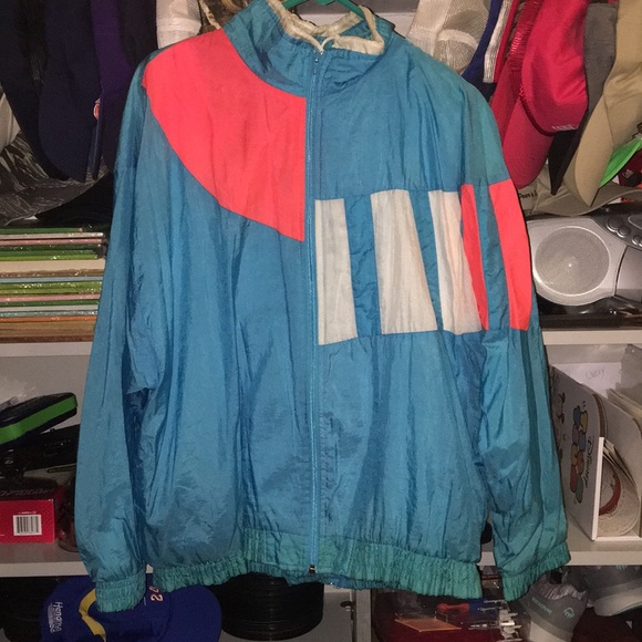 Blair Other - Vintage 80’s Blair track suit windbreaker neon